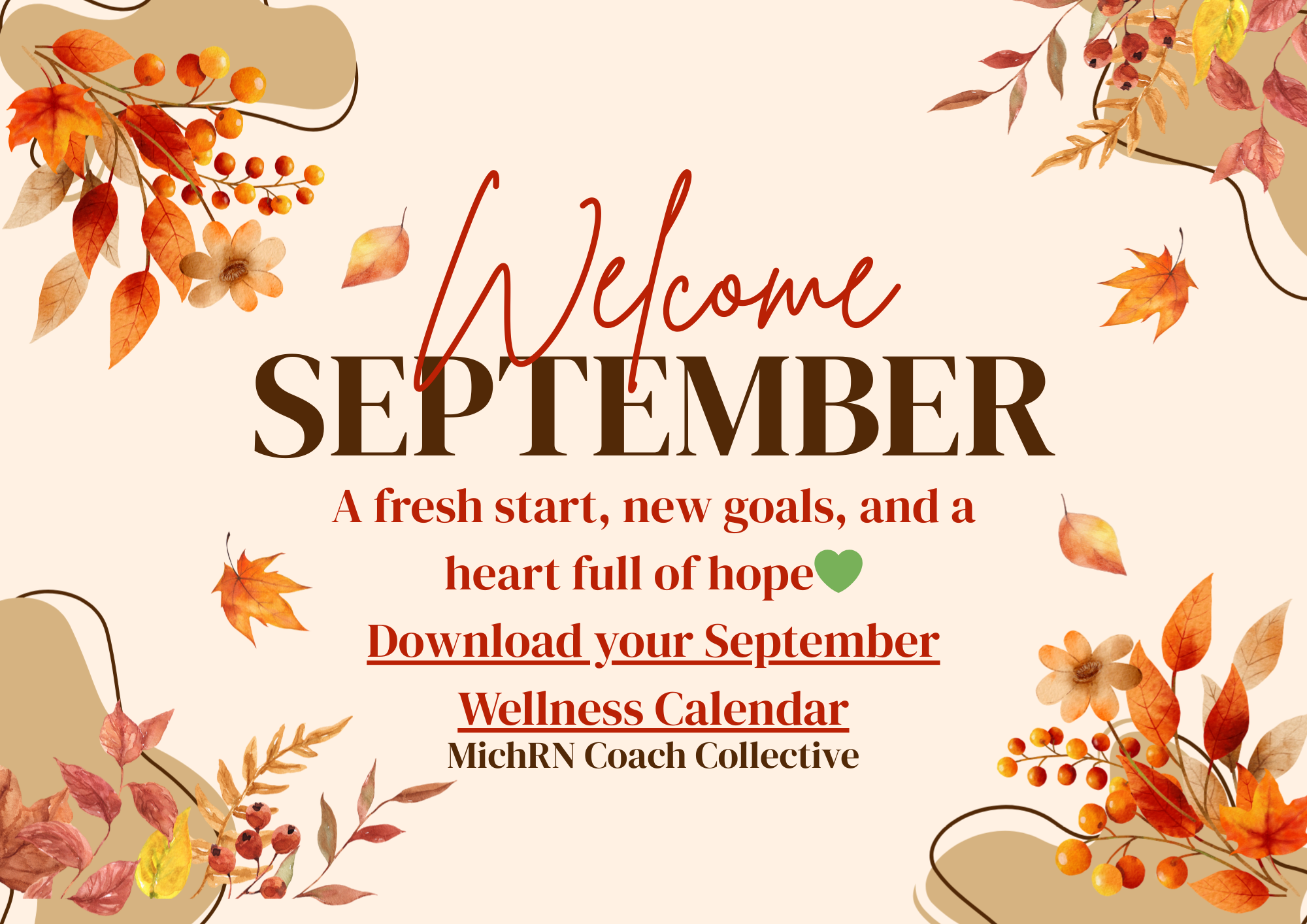 September Wellness Calendar: Themes for a Healthier You
